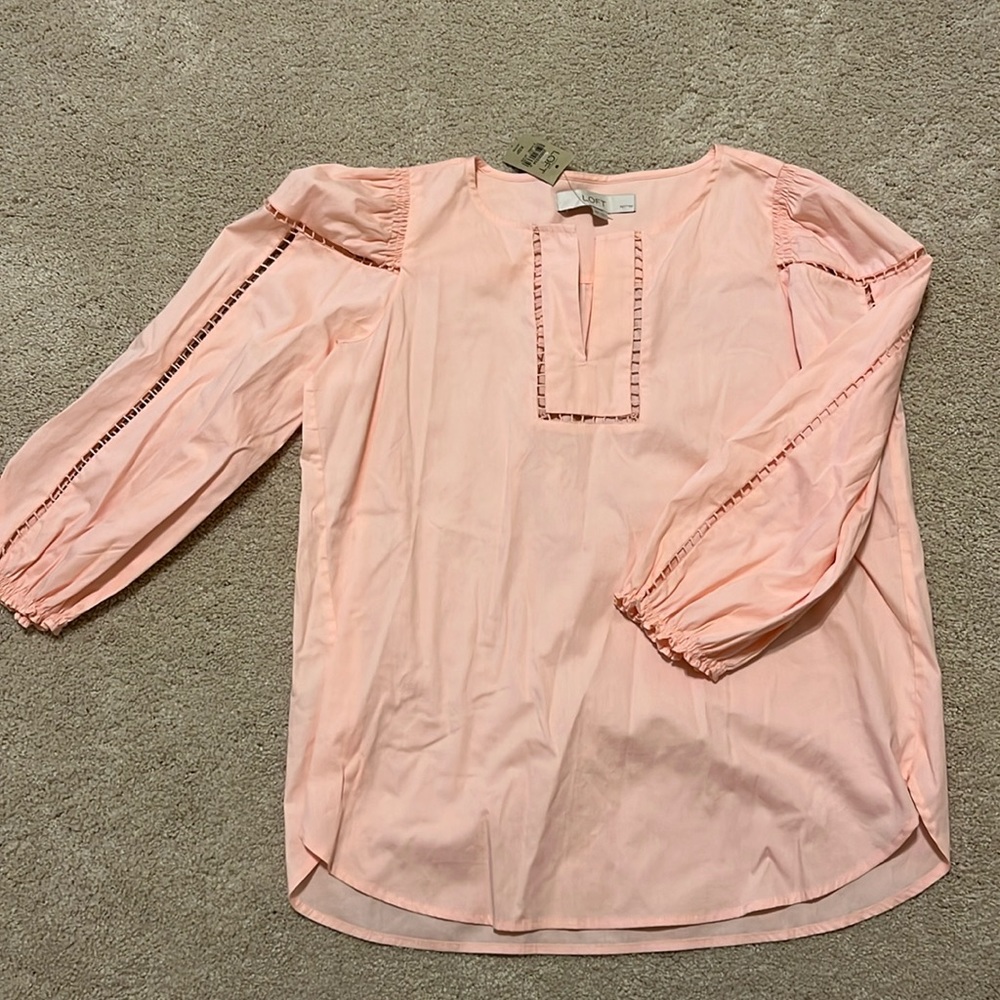 NWT XS Petite LOFT blouse